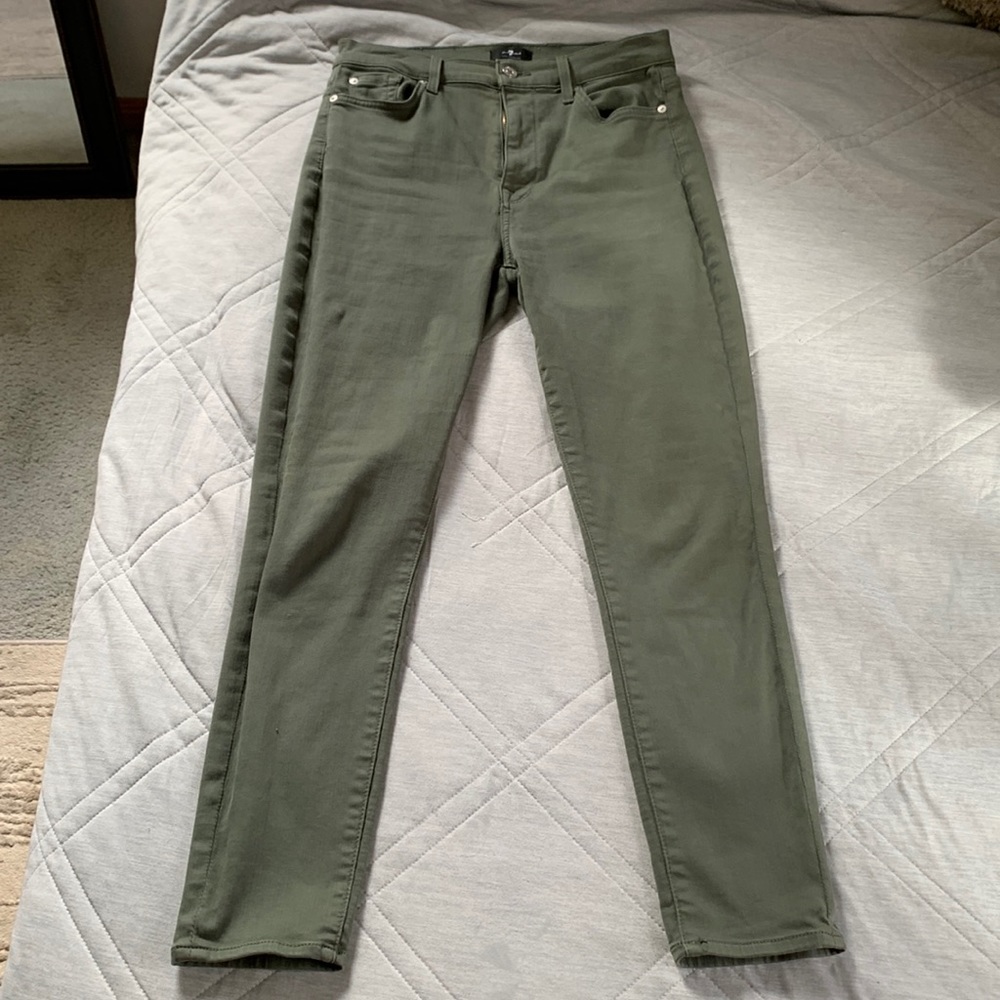 7 FOR ALL MANKIND High Waist Ankle Skinny